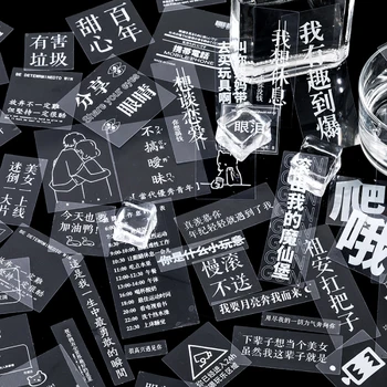 6 Designs 15PCS PET transparent Stickers Scrapbooking Planner Laptop Japanese Cycle Toy Cool Doodling Decorative Stationery
6 Designs 15PCS PET transparent Stickers Scrapbooking Planner Laptop Japanese Cycle Toy Cool Doodling Decorative Stationery