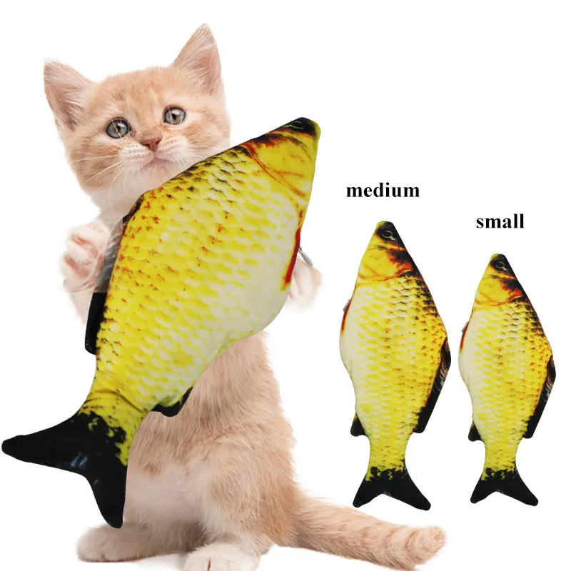 3d Simulation Fish Cat Toy Built-In Catnip High Quality Flannel Interactive Lifelike Kitten Supplies Stuffed Dog's Accessories
3d Simulation Fish Cat Toy Built-In Catnip High Quality Flannel Interactive Lifelike Kitten Supplies Stuffed Dog's Accessories