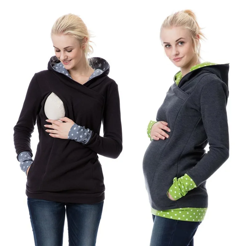 Autumn Winter Warm Nursing Maternity Hoodies for Pregnant Women Breastfeeding Pregnancy Hooded Top Maternity Lactation Sweater
Autumn Winter Warm Nursing Maternity Hoodies for Pregnant Women Breastfeeding Pregnancy Hooded Top Maternity Lactation Sweater