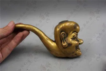 Antique Collection Ancient smoking antique handicraft pipe pure copper ornaments Tobacco TV Props Package mail
Antique Collection Ancient smoking antique handicraft pipe pure copper ornaments Tobacco TV Props Package mail