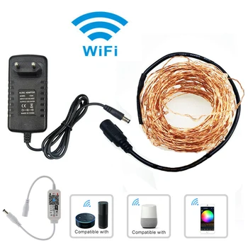 Single Color LED Controllers DC5-28V Wireless Mini WiFi Dimmable Controller Magic Home APP Copper Wire LED String Fairy Lights
Single Color LED Controllers DC5-28V Wireless Mini WiFi Dimmable Controller Magic Home APP Copper Wire LED String Fairy Lights