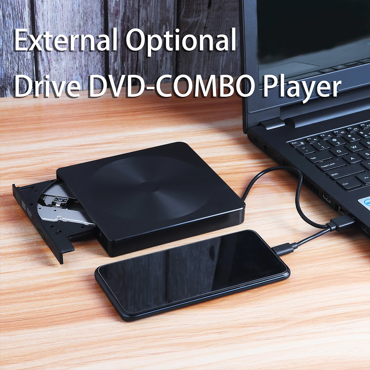 External DVD CD Drive Optical Drive USB 3.0 CD ROM Player DVD Burner Writer Reader Recorder for Laptop Windows PC
External DVD CD Drive Optical Drive USB 3.0 CD ROM Player DVD Burner Writer Reader Recorder for Laptop Windows PC