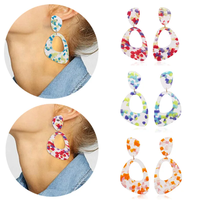 2020 Irregular Acrylic Statement Long Drop Earrings for Women Bohemian Dangle Geometric Resin Earrings Party ZA Simple Jewelry
2020 Irregular Acrylic Statement Long Drop Earrings for Women Bohemian Dangle Geometric Resin Earrings Party ZA Simple Jewelry