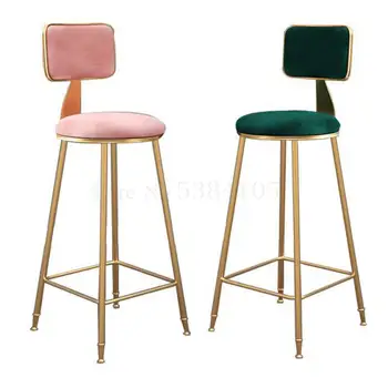 Nordic Iron Bar Chair Modern Simple Home Back Dining Chair High Stool Coffee Bar Chair Bar Stool 
Nordic Iron Bar Chair Modern Simple Home Back Dining Chair High Stool Coffee Bar Chair Bar Stool