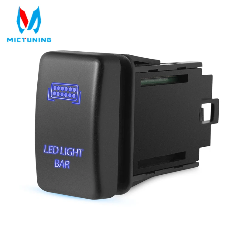 MICTUNING LED Push Button Switch With Connector Wire Kit for F-ord Blue White Led Light Bar Motorcycle 5 Pin 12v 10A/24V 20A
MICTUNING LED Push Button Switch With Connector Wire Kit for F-ord Blue White Led Light Bar Motorcycle 5 Pin 12v 10A/24V 20A