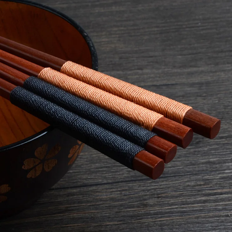 Details about   1pair Reusable Japanese Natural Chestnut Wood Chopsticks Set Value Sushi G PBDA 