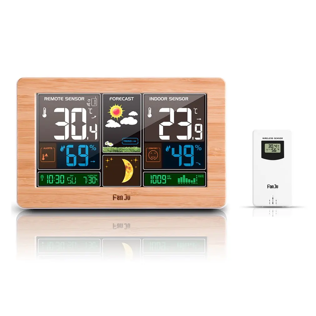 Color Screen Weather Clock Temperature And Humidity Meter Led Screen Alarm Clock Usb Charging Clock Calendar Moon Phase
Color Screen Weather Clock Temperature And Humidity Meter Led Screen Alarm Clock Usb Charging Clock Calendar Moon Phase