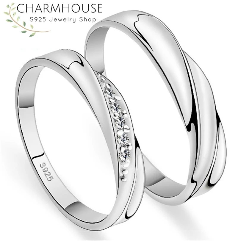 Lover's Rings Set For Men Women 925 Sterling Silver Ring With Zirconia 4mm Wedding Band Engagement Jewelry Accessories Bijoux
Lover's Rings Set For Men Women 925 Sterling Silver Ring With Zirconia 4mm Wedding Band Engagement Jewelry Accessories Bijoux