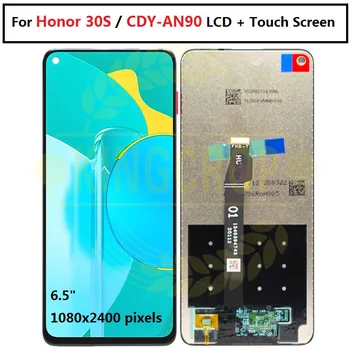 Original 6.5''lcd display for Huawei honor 30s lcd CDY-AN90 display with touch screen digitizer Assembly for honor 30 s lcd
Original 6.5''lcd display for Huawei honor 30s lcd CDY-AN90 display with touch screen digitizer Assembly for honor 30 s lcd