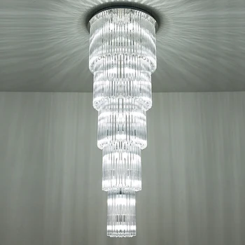 New multi layers modern crystal chandelier lamp AC110V 220v long staircase light fixtures ,luxury projects lighting
New multi layers modern crystal chandelier lamp AC110V 220v long staircase light fixtures ,luxury projects lighting