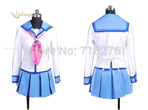 

Kisstyle Fashion Anime Angel Beats Nakamura Yuri Cloth Uniform Cosplay Costume Custom-Made