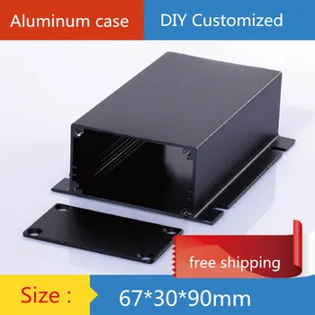 CASE 67*30*90mm Mini Aluminum Amplifier Chassis/Shielding Box Power Converters/Instrumentation Case AMP Enclosure case DIY Box
CASE 67*30*90mm Mini Aluminum Amplifier Chassis/Shielding Box Power Converters/Instrumentation Case AMP Enclosure case DIY Box