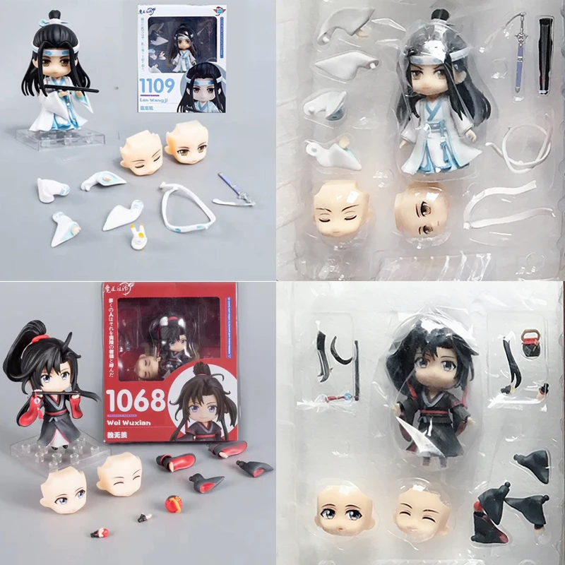In Stock Nendoroid 1109 1068 Anime Grandmaster of Demonic Cultivation Lan Wangji Wei Wuxian Action Figure Collectable Toy Gift 
In Stock Nendoroid 1109 1068 Anime Grandmaster of Demonic Cultivation Lan Wangji Wei Wuxian Action Figure Collectable Toy Gift