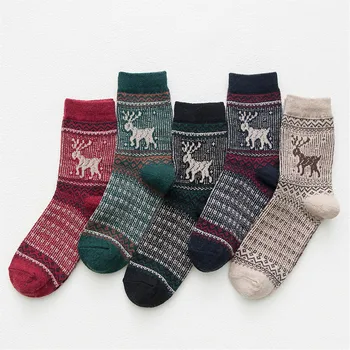 5 pairs/set Christmas Reindeer Short Socks Set Men Women Wool Winter Autumn Animal Deer Thick Warm Socks Unisex calcetines Gifts
5 pairs/set Christmas Reindeer Short Socks Set Men Women Wool Winter Autumn Animal Deer Thick Warm Socks Unisex calcetines Gifts