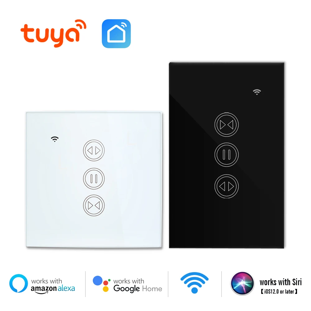 WiFi Curtain Blind Switch for Electric Motor Roller Shutter EU/US Curtain Switch Tuya Smart Google Home Alexa Siri Voice Control
WiFi Curtain Blind Switch for Electric Motor Roller Shutter EU/US Curtain Switch Tuya Smart Google Home Alexa Siri Voice Control