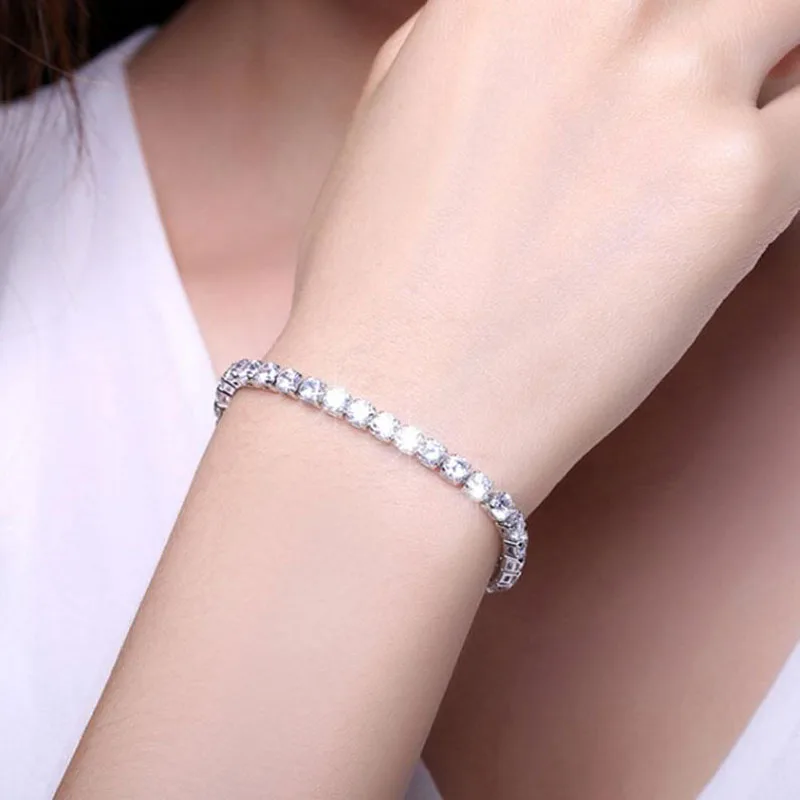 5MM 4MM Cubic Zirconia Tennis Bracelet Homme Crystal Beads Jewelry Iced Out Chain Bridal CZ Link Bracelet Femme Bridesmaid Gift
5MM 4MM Cubic Zirconia Tennis Bracelet Homme Crystal Beads Jewelry Iced Out Chain Bridal CZ Link Bracelet Femme Bridesmaid Gift