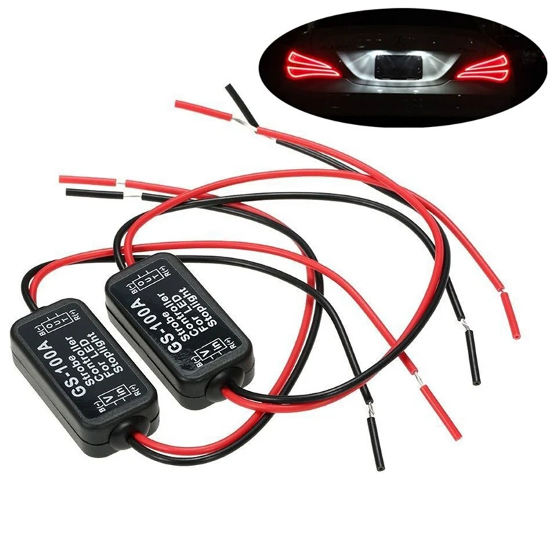 GS-100A Flash Strobe Controller Flasher Module for Car LED Brake Stop Light Lamp 6-30V
GS-100A Flash Strobe Controller Flasher Module for Car LED Brake Stop Light Lamp 6-30V