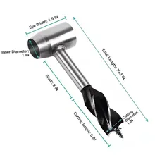 Manual Auger Bits Outdoor Camping Multi-Purpose Twist Drill Bit Hole Opener Woodworking Hand Tool 200*37*37mm
Manual Auger Bits Outdoor Camping Multi-Purpose Twist Drill Bit Hole Opener Woodworking Hand Tool 200*37*37mm