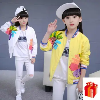 Baby Girls Clothes Spring and Autumn Flower Jackets Big Child Tops Children's New 2018 Children's Wear Lovely Baby Girl Coat
Baby Girls Clothes Spring and Autumn Flower Jackets Big Child Tops Children's New 2018 Children's Wear Lovely Baby Girl Coat