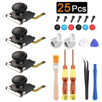 25 IN 1 Repair Tool Kit For Nintend Switch Joy Con Controller Joystick Replacemen 3D Analog Thumb Stick Parts Set Of Repair Tool
25 IN 1 Repair Tool Kit For Nintend Switch Joy Con Controller Joystick Replacemen 3D Analog Thumb Stick Parts Set Of Repair Tool