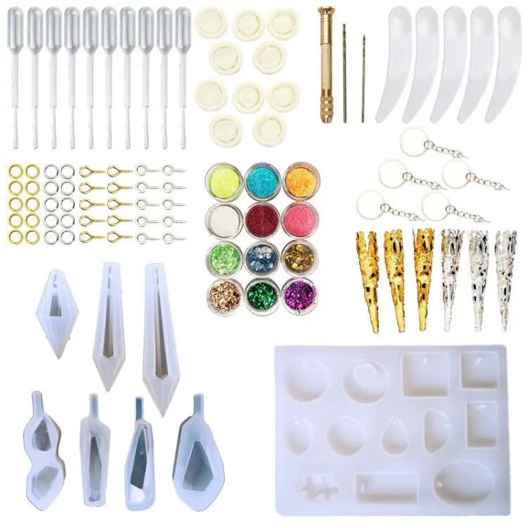 QIAOQIAO DIY Crystal pendulum Mold Pendant Jewelry Casting Molds Silicone Resin Jewelry Molds Set DIY Making Tool
QIAOQIAO DIY Crystal pendulum Mold Pendant Jewelry Casting Molds Silicone Resin Jewelry Molds Set DIY Making Tool
