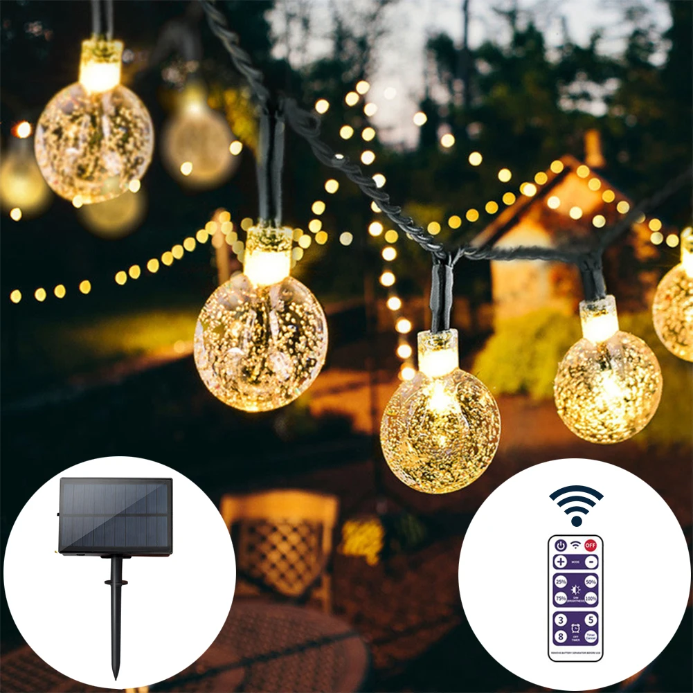 17M Outdoor Solar String Light 100 LED with Remote Control Decorative Lights for Garden Trees Terrace Christmas Weddings Parties
17M Outdoor Solar String Light 100 LED with Remote Control Decorative Lights for Garden Trees Terrace Christmas Weddings Parties