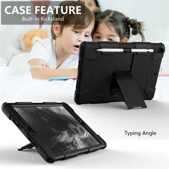 For New iPad 7 th Generation A2200 A2198 A2232 10.2 2019 case 3 Layer protection Armor Kickstand silicon pc Tablet cover funda
For New iPad 7 th Generation A2200 A2198 A2232 10.2 2019 case 3 Layer protection Armor Kickstand silicon pc Tablet cover funda