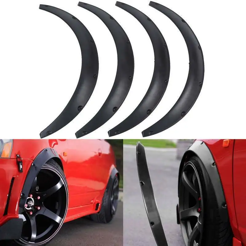 Samger4x Plastic Car Body Wheel Eyebrow Fender Flares Flexible Durable Mud Flaps Mudguard Mudguard Wheel Black
Samger4x Plastic Car Body Wheel Eyebrow Fender Flares Flexible Durable Mud Flaps Mudguard Mudguard Wheel Black