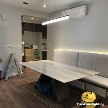 Oblong Rectangular Line Shape Hanging Lamp Chandelier LED Light Bedroom Dinning Room Modern for Office Home LED Bulbs Iron AC
Oblong Rectangular Line Shape Hanging Lamp Chandelier LED Light Bedroom Dinning Room Modern for Office Home LED Bulbs Iron AC