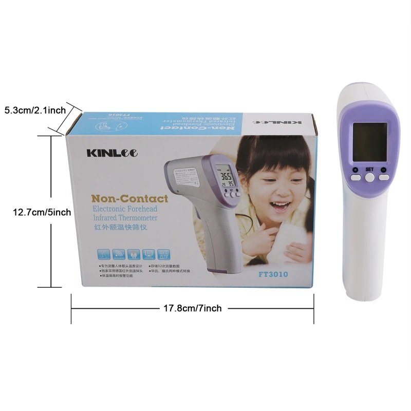 Non-contact Body Thermometer Kids Adult Ear Forehead Digital Thermometer Temperature Meter Digital Thermometer 26
Non-contact Body Thermometer Kids Adult Ear Forehead Digital Thermometer Temperature Meter Digital Thermometer 26