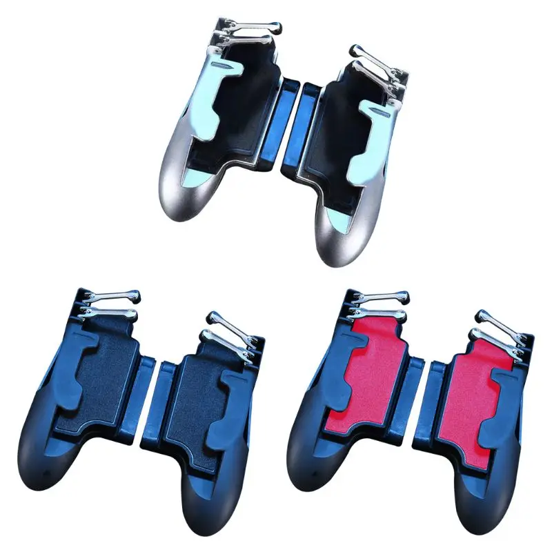 H11 Gaming Controller Portable Six Finger Operation Gamepad Tablet Trigger Fire Button Aim Key Mobile Game Grip Handle
H11 Gaming Controller Portable Six Finger Operation Gamepad Tablet Trigger Fire Button Aim Key Mobile Game Grip Handle