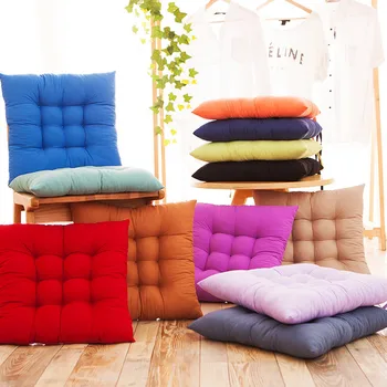

Pillows for Chairs Floor Seat Cushion Thicken Tatami Dining Chair Cushions Solid Color Home Decorative Sitting Sofa Pillows New