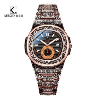 Men Watches Luxury Brand Big Dial Fashion Quartz Watch Antique Vintage Stainless Steel Waterproof Wristwatch relogio masculino 
Men Watches Luxury Brand Big Dial Fashion Quartz Watch Antique Vintage Stainless Steel Waterproof Wristwatch relogio masculino