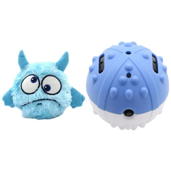 2 Pcs Pet Toy: 1 Pcs Dog and Puppy Plush Squeak Toys & 1 Pcs Electric Pet Toy Ball Irregular Vibration Pet Ball 
2 Pcs Pet Toy: 1 Pcs Dog and Puppy Plush Squeak Toys & 1 Pcs Electric Pet Toy Ball Irregular Vibration Pet Ball