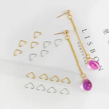HOT Fashion 20-100Pcs Metal Alloy Triangle Clasps Buckle Connectors Clasps & Hooks For DIY Jewelry Making
HOT Fashion 20-100Pcs Metal Alloy Triangle Clasps Buckle Connectors Clasps & Hooks For DIY Jewelry Making
