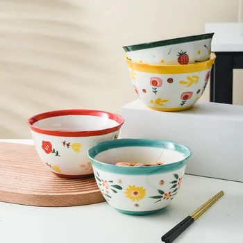 Japanese hand-painted underglaze ceramic creative plate home fruit salad set plate cold salad plate noodle plate soup plate
Japanese hand-painted underglaze ceramic creative plate home fruit salad set plate cold salad plate noodle plate soup plate