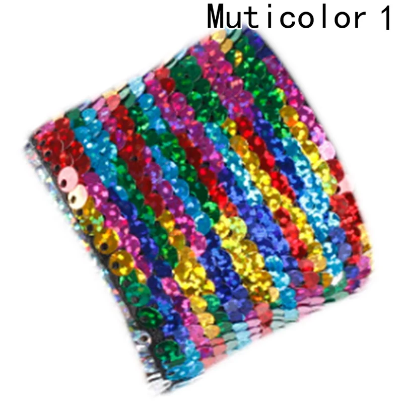 gifts decorative reversible charm sequins slap wristband