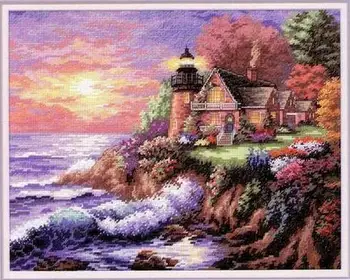 14/22/25ct Counted Cross Stitch Kit Guardian of the Sea Lighthouse Pharos Beacon Sunset Sunrise dim 35090 
14/22/25ct Counted Cross Stitch Kit Guardian of the Sea Lighthouse Pharos Beacon Sunset Sunrise dim 35090