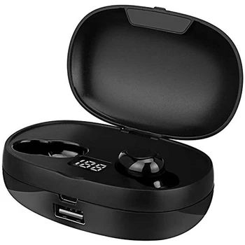 TWS LED Display Bluetooth Earphone T3S Stereo Wireless Bluetooth Headset Noise Cancelling Earphone With 2200 mAh Power Bank
TWS LED Display Bluetooth Earphone T3S Stereo Wireless Bluetooth Headset Noise Cancelling Earphone With 2200 mAh Power Bank