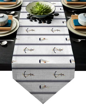 Boat Anchor Ocean Ship Black Table Runner Table Flag Home Party Decorative Tablecloth Table Runners
Boat Anchor Ocean Ship Black Table Runner Table Flag Home Party Decorative Tablecloth Table Runners
