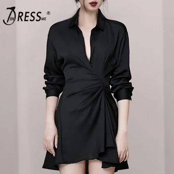 INDRESSME Sexy Deep V Drapped Women Blazers Fashion Solid Black Full Sleeve Women Suits 2019 Winter New Women Dress
INDRESSME Sexy Deep V Drapped Women Blazers Fashion Solid Black Full Sleeve Women Suits 2019 Winter New Women Dress