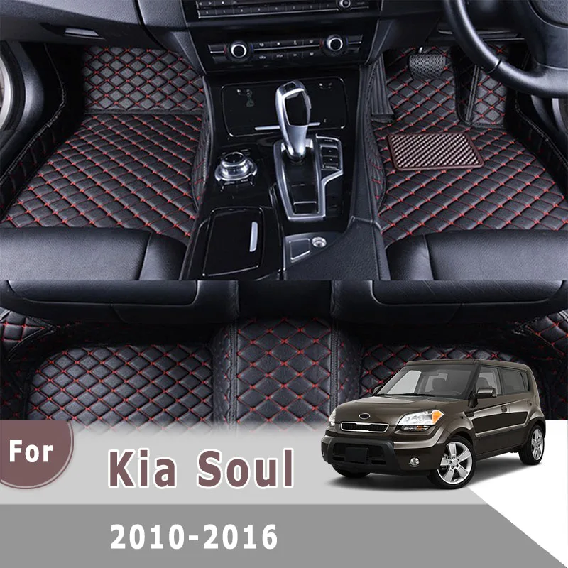 Коврики RHD для Kia Soul 2016 2015 2014 2013 2012 2011 2010 автомобильные коврики из искусственной
