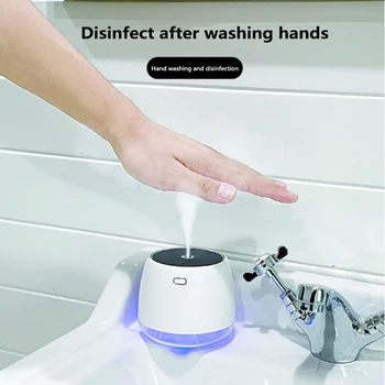 Home Air Humidifier Wireless USB Diffuser Smart Sensor Sprayer Automatic Touchless Hand Sanitizer Spray Alcohol Sprayer
Home Air Humidifier Wireless USB Diffuser Smart Sensor Sprayer Automatic Touchless Hand Sanitizer Spray Alcohol Sprayer