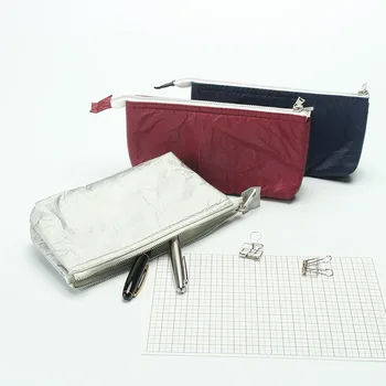 DuPont paper simple solid color Pencil bag Cosmetic bag student compact lightweight washable school supplies Escolar Papelaria
DuPont paper simple solid color Pencil bag Cosmetic bag student compact lightweight washable school supplies Escolar Papelaria