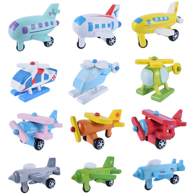 And Wind Wooden Children Color Mini Small Aircraft Car Twelve Pieces Model Toy Educational Cognitive Toy
And Wind Wooden Children Color Mini Small Aircraft Car Twelve Pieces Model Toy Educational Cognitive Toy