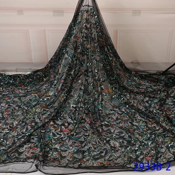 2019 Latest French Nigerian Laces Fabrics High Quality Sequins Tulle African Laces Fabric Wedding French Tulle Lace QF2933B-2
2019 Latest French Nigerian Laces Fabrics High Quality Sequins Tulle African Laces Fabric Wedding French Tulle Lace QF2933B-2