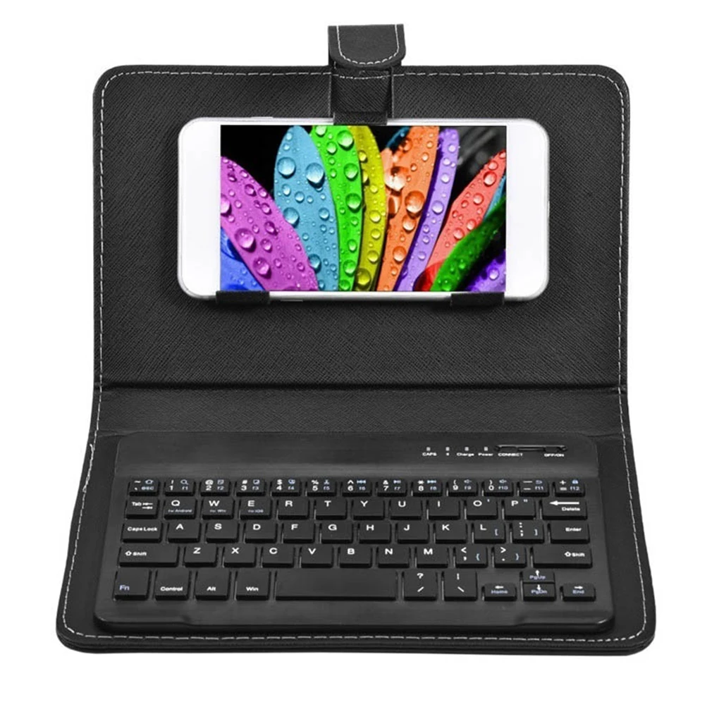 Portable Bluetooth Keyboard Case Mobile Phone Wireless Keyboard PU Leather Protective Cover for Android for iPhone 
Portable Bluetooth Keyboard Case Mobile Phone Wireless Keyboard PU Leather Protective Cover for Android for iPhone
