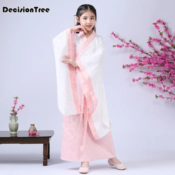 2019 new traditional chinese dance costumes children girls full sleeve fan dress folk costume ancient pink hanfu dress 
2019 new traditional chinese dance costumes children girls full sleeve fan dress folk costume ancient pink hanfu dress