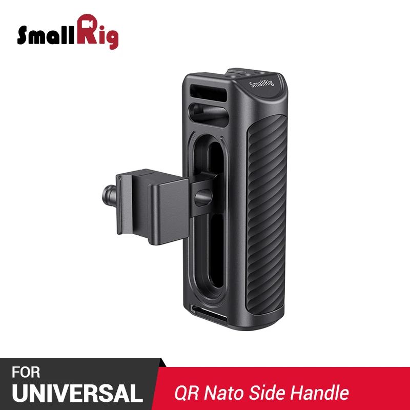 SmallRig DSLR Camera Hand Grip Aluminum NATO Side Handle Quick Release with Camera Cage Adjustable 2427
SmallRig DSLR Camera Hand Grip Aluminum NATO Side Handle Quick Release with Camera Cage Adjustable 2427