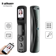 Haisuny Fingerprint Lock Home Security Smart Door Lock APP Smart Electronic Lock Support Fingerprint Password IC Card Key Unlock
Haisuny Fingerprint Lock Home Security Smart Door Lock APP Smart Electronic Lock Support Fingerprint Password IC Card Key Unlock